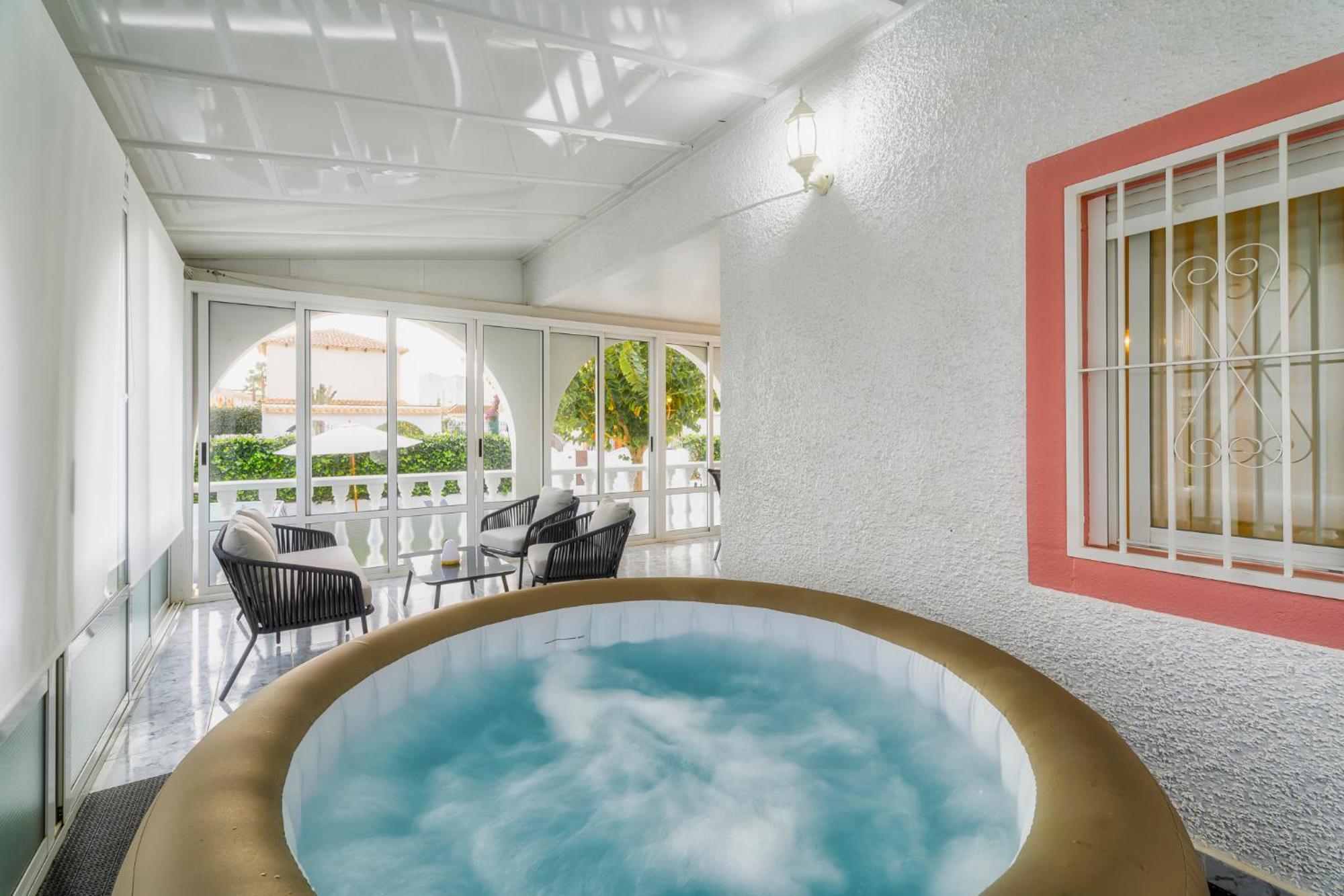 Villa Marie Estancia Premium En El Mar Menor Con Jacuzzi Climatizado Los Narejos Exterior foto